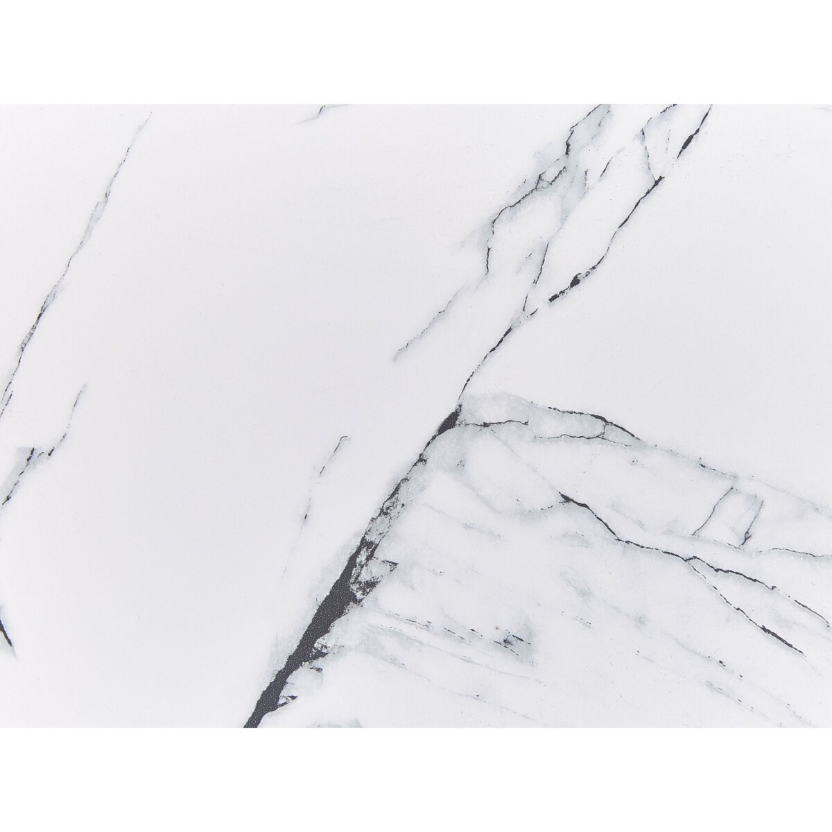 Stolik kawowy efekt marmuru biało-złoty CONCAN