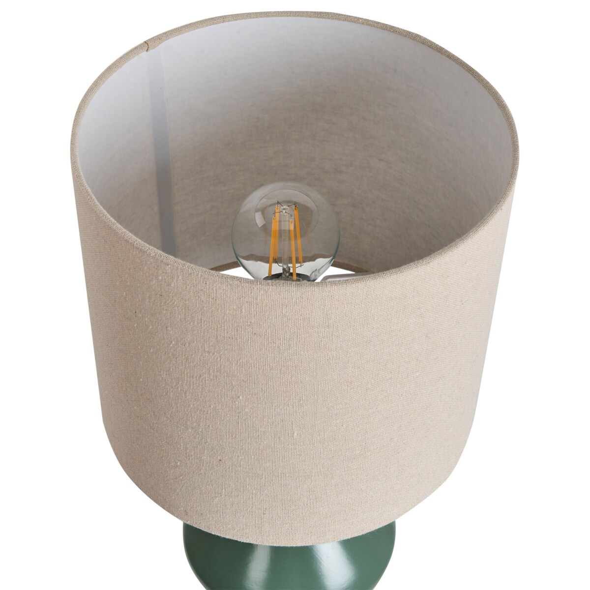 Lampa stołowa KERULEN Ceramika Zielony