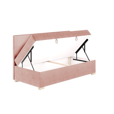 Mesonica Łóżko Cozi, różowe, 90x200