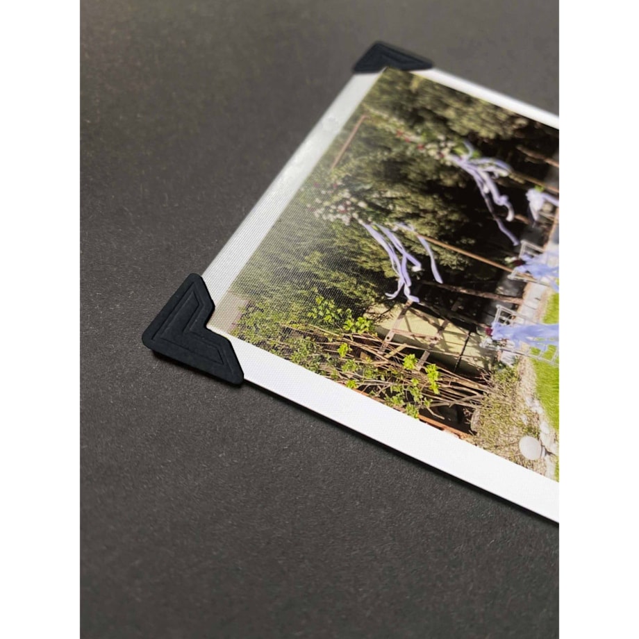 Czarne narożniki do zdjęć 96 szt. – papierowe, samoprzylepne!