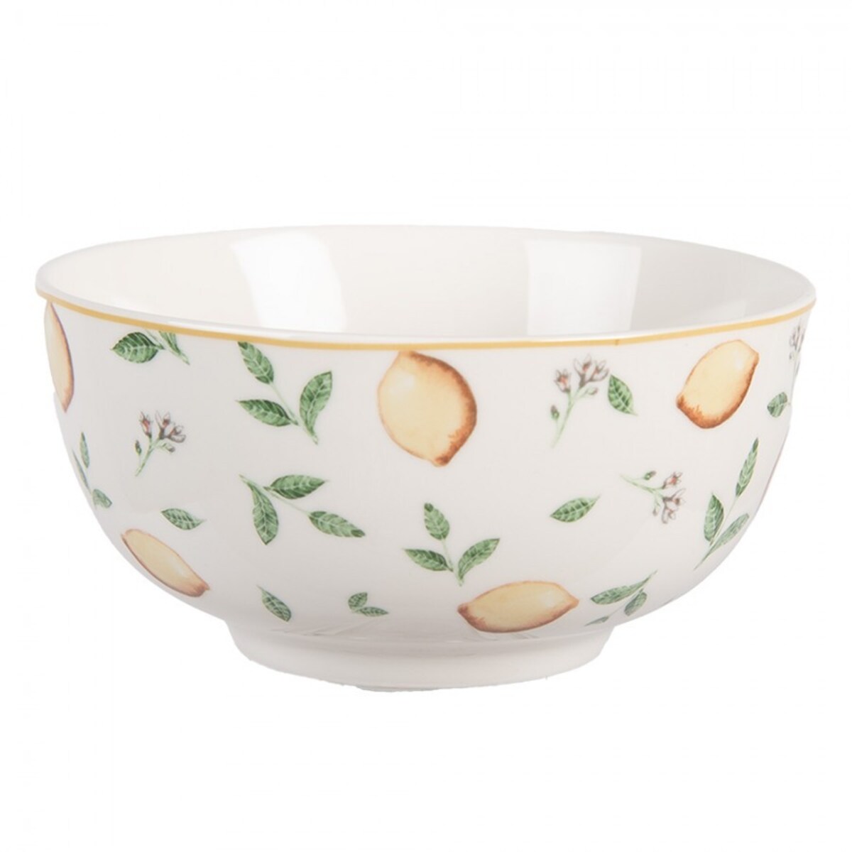 Komplet 6 misek ceramicznych Lemons 500 ml