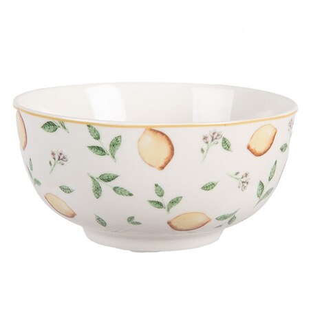 Komplet 6 misek ceramicznych Lemons 500 ml