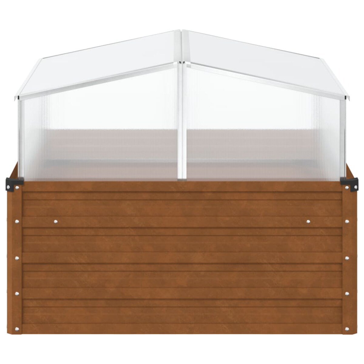 vidaXL Donica ogrodowa/ inspekt, stal kortenowska