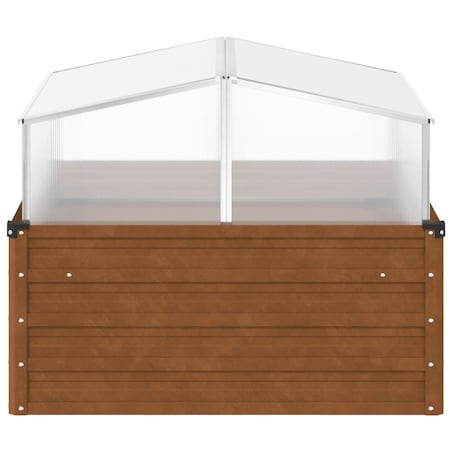 vidaXL Donica ogrodowa/ inspekt, stal kortenowska