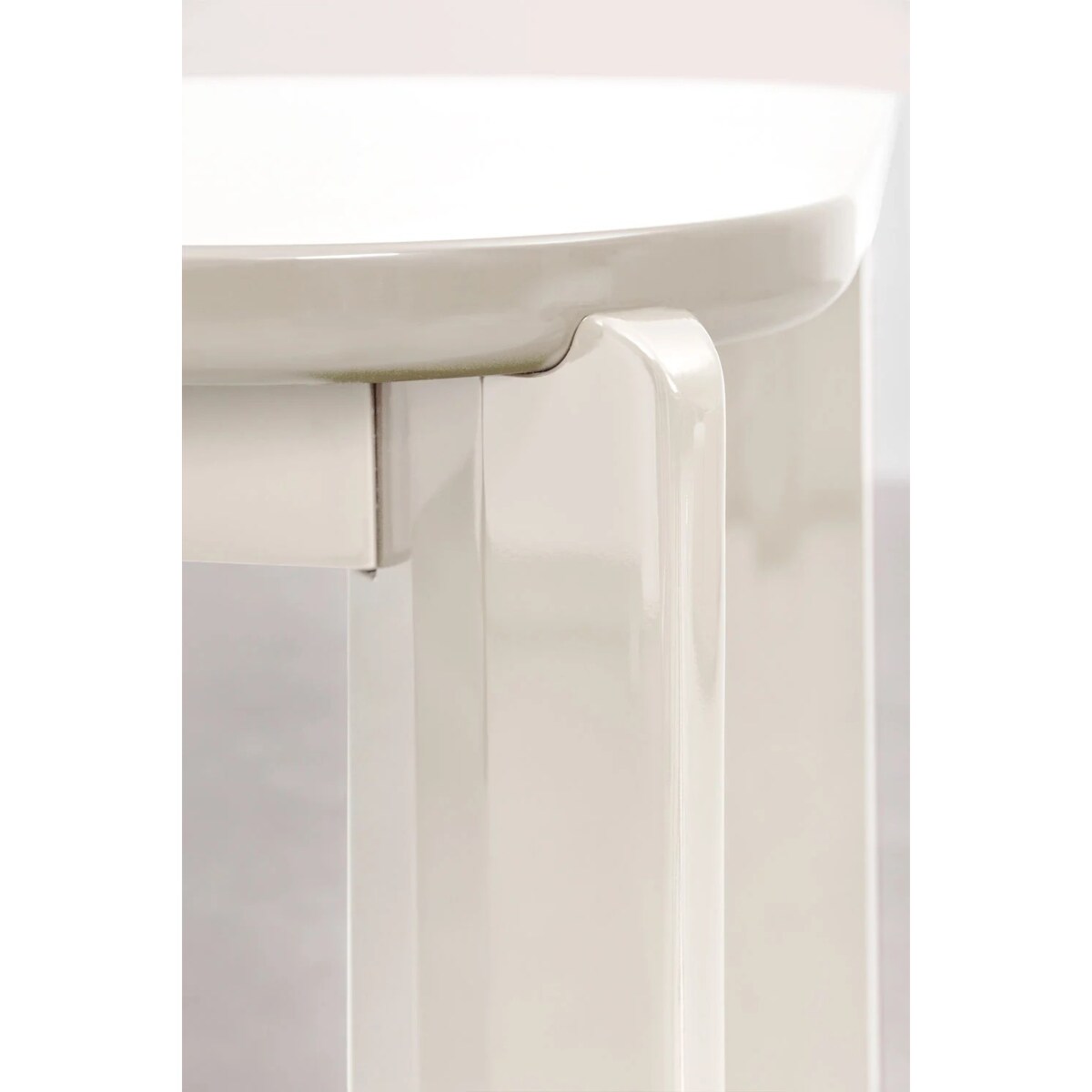 Prostokątny stół jadalniany 200x100 cm z MDF Genewa glossy kremowy