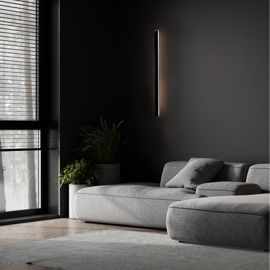 Kinkiet Light Prestige Bodo czarny LED CCT 3000K/4000K/6000K (regulowana) 1 szt.