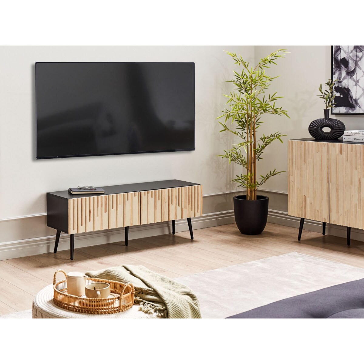 Szafka RTV Drewno Jasne drewno DALCROSS