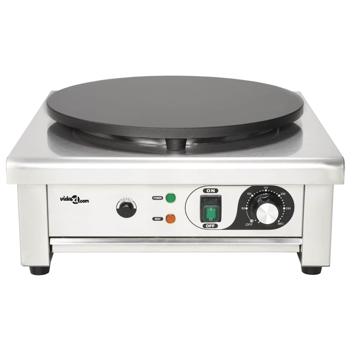 vidaXL Elektryczna naleśnikarka z wysuwaną tacą, 40 cm, 3000 W