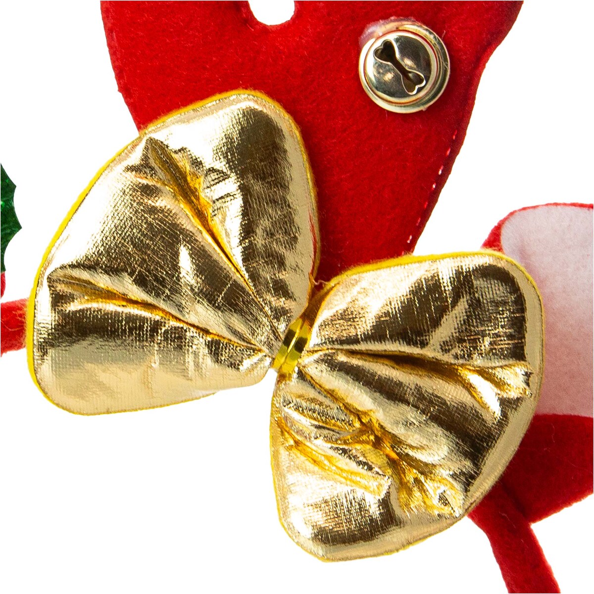 Opaska Na Głowę Rogi Renifera 24X25 Cm Święta Mikołajki Ozdoba Do Włosów Czerwone