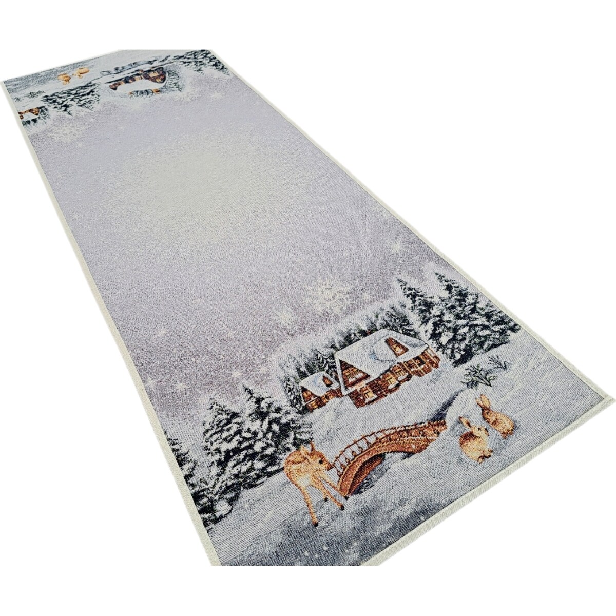 Bieżnik Na Stół 40X100 Cm Dekoracyjny Ozdobny Ze Zwierzętami