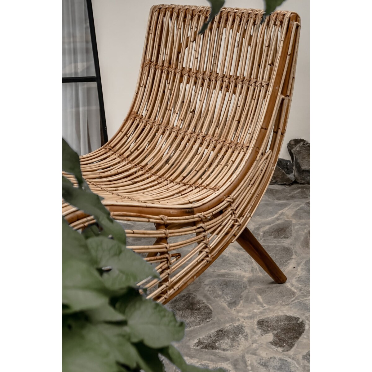 FOTEL RATTANOWY KABA