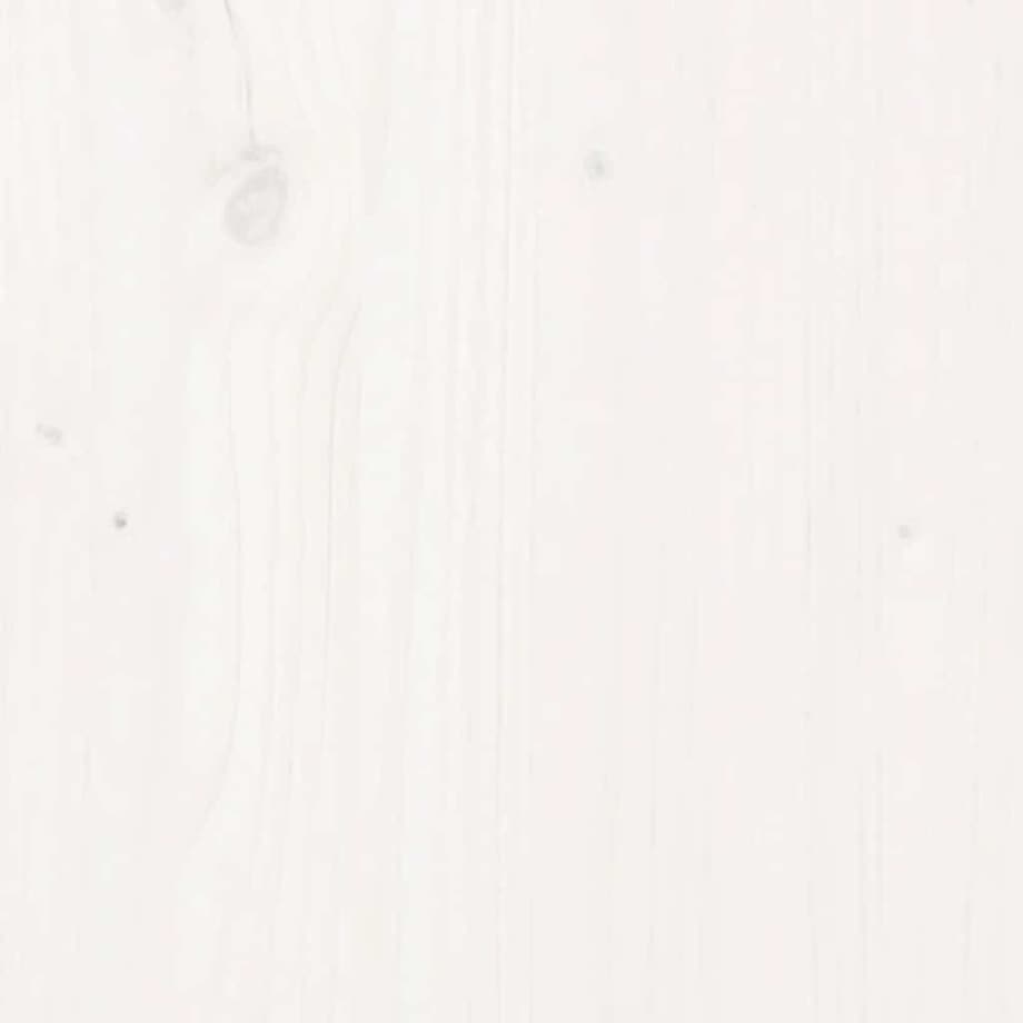 vidaXL Ławka do przedpokoju, biały, 80x40x60 cm, lite drewno sosnowe