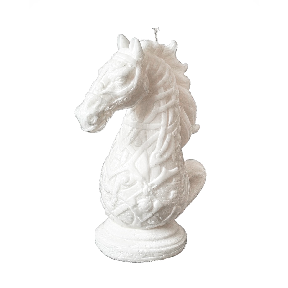 VERKOI Świeca Ozdobna Chess Horse