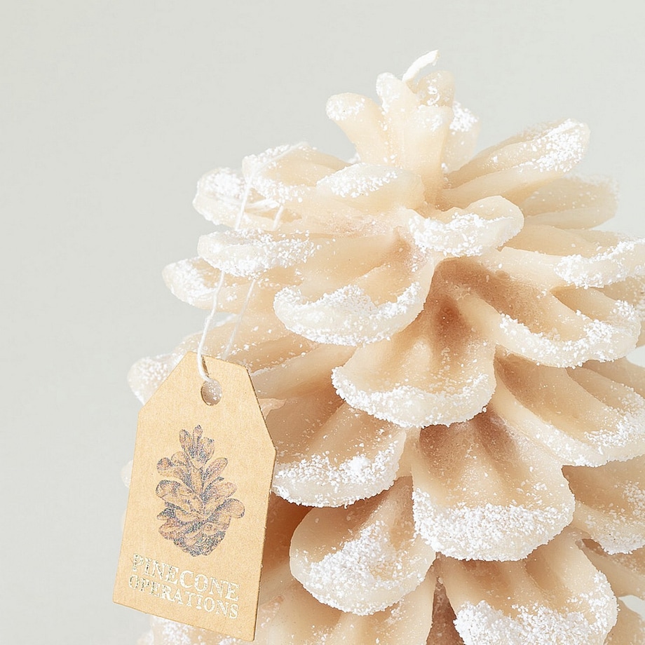 Świeca Pine Frost II 13x13x15 cm, 13x13x15 cm