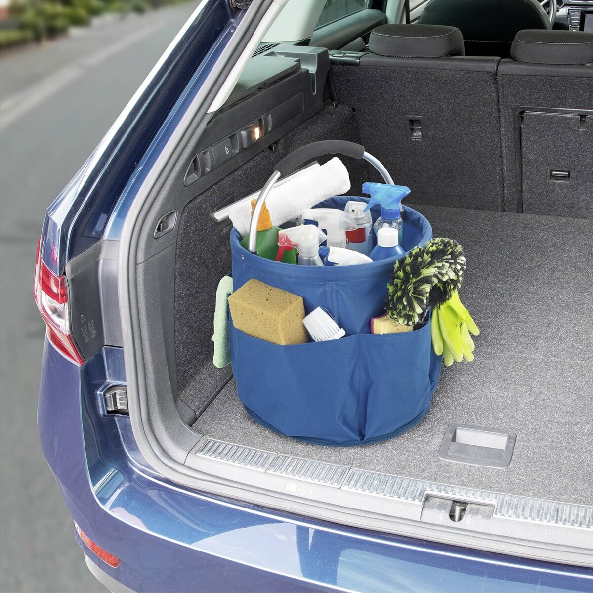 Organizer na narzędzia w formie tekstylnego wiadra, 34 l