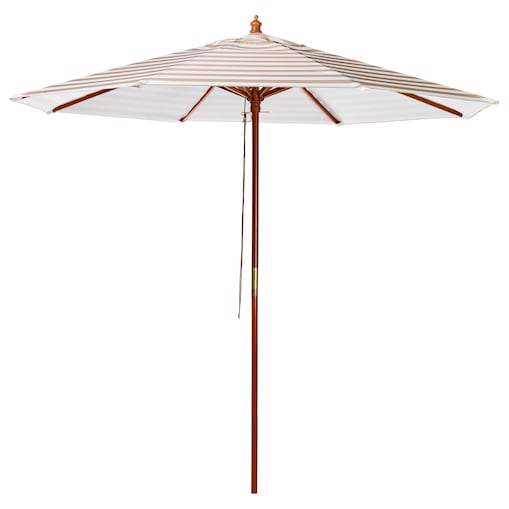 Parasol ogrodowy 260 cm FERENTILLO Beżowy/ biały