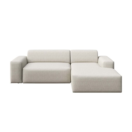 Villet Sofa narożna prawa jasno beżowa