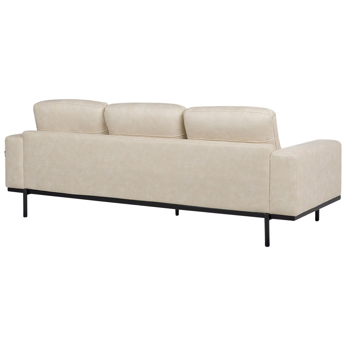 Sofa 3-osobowa kremowa SOVIK