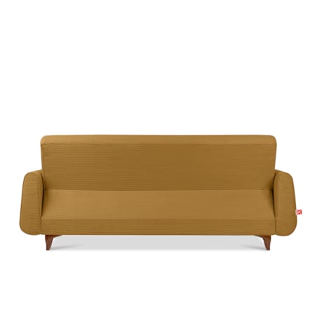 KONSIMO GUSTAVO II Sofa 3-osobowa, kolor żółty