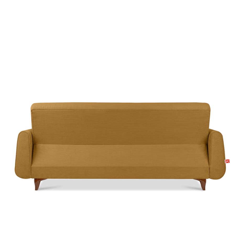 KONSIMO GUSTAVO II Sofa 3-osobowa, kolor żółty