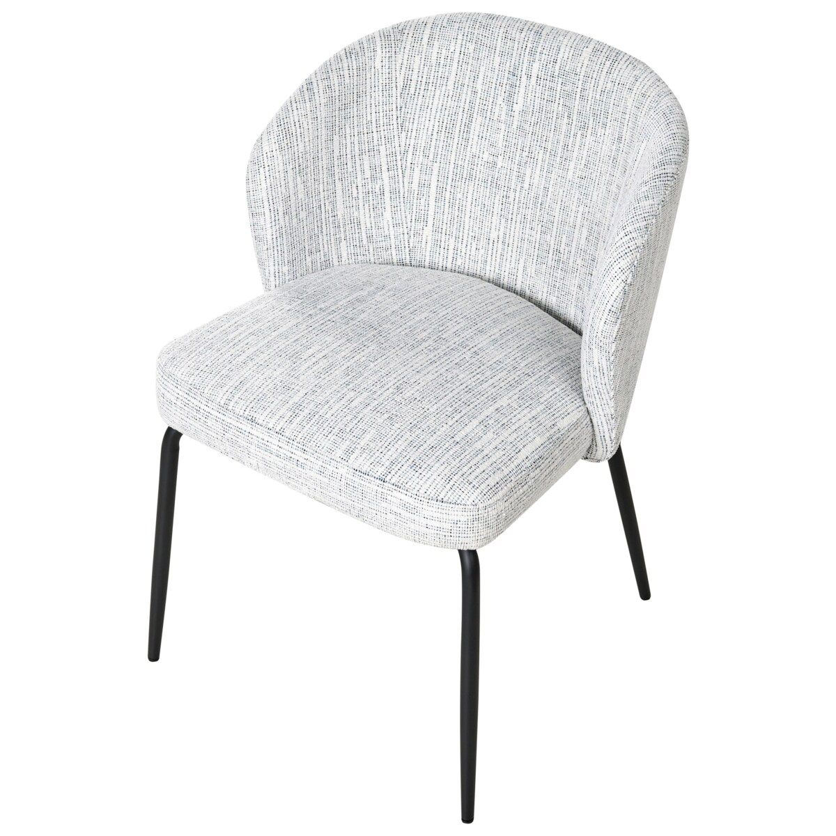 Zestaw 2 krzeseł do jadalni ZANA  Biały/ niebieski