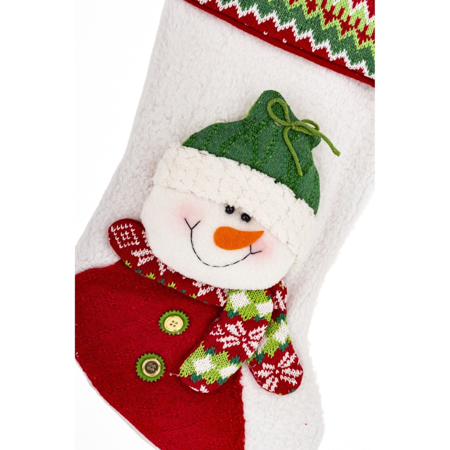 Skarpeta na prezenty 46x26x4 cm NEGULO w zielonej czapce