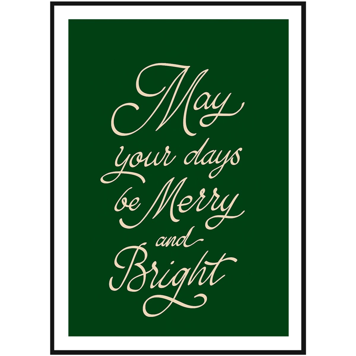 Poster Story, Plakat, Obraz - Merry Your Days, wymiary 70 x 100 cm