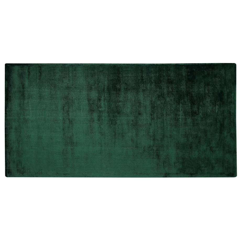 Dywan z wiskozy 80 x 150 cm zielony GESI II
