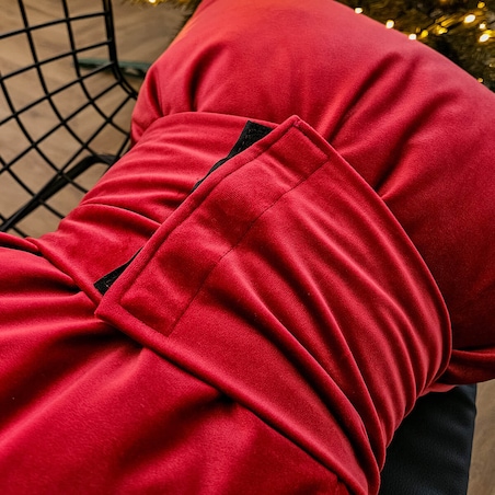 Poduszka XMAS wzór XM45 | Kokarda czerwona 40 x 60 cm