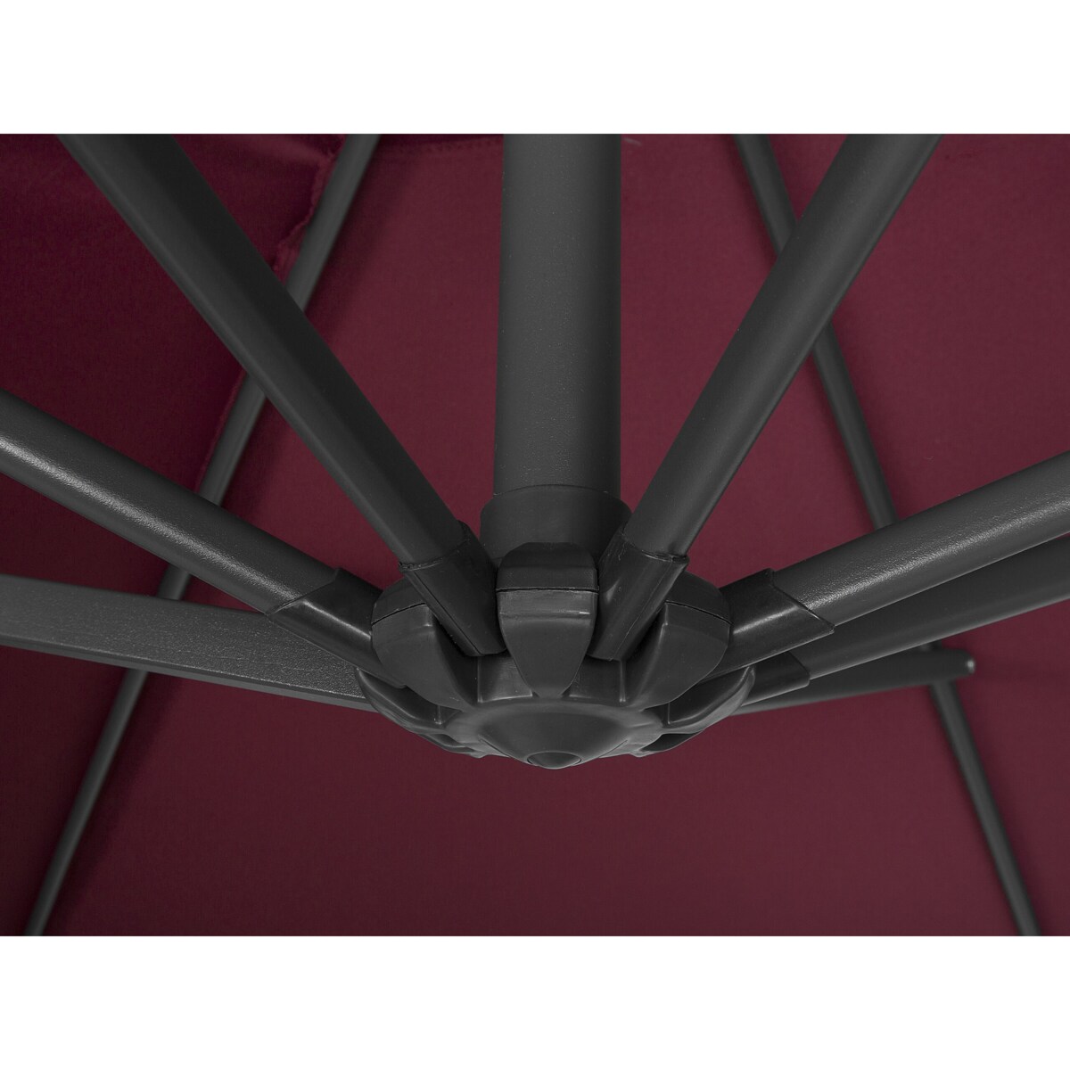 Parasol ogrodowy 250 x 250 cm burgundowy MONZA