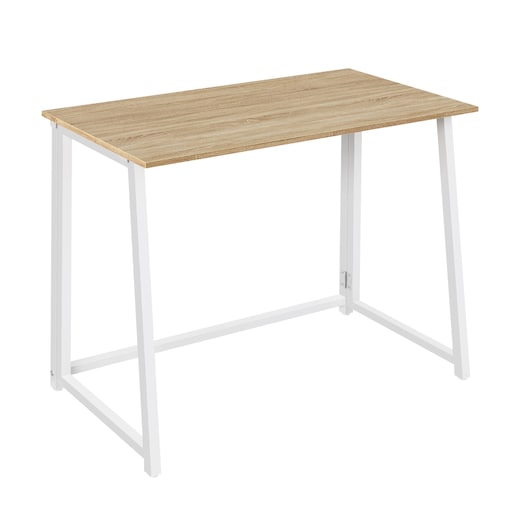 Biurko Komputerowe Do Biura Pracowni Max 1.0 - Sonoma / Nogi Białe