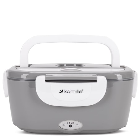 Elektryczny lunch box podgrzewany termos pojemnik na obiad 1.5L KAMILLE
