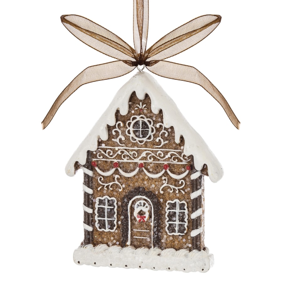Zawieszka Piernikowy Domek 6 szt. 8x6,5x1 cm
