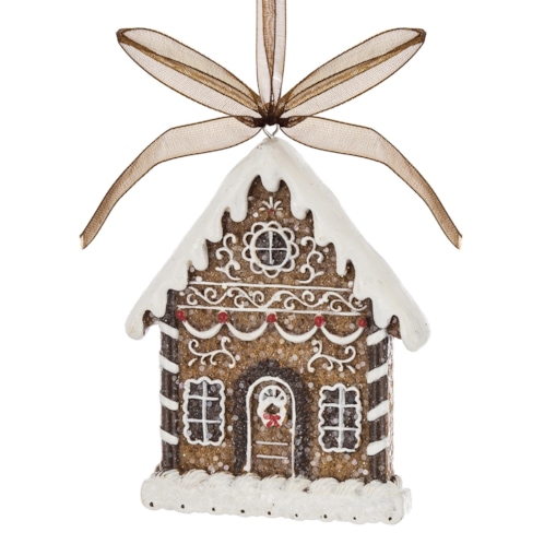 Zawieszka Piernikowy Domek 6 szt. 8x6,5x1 cm