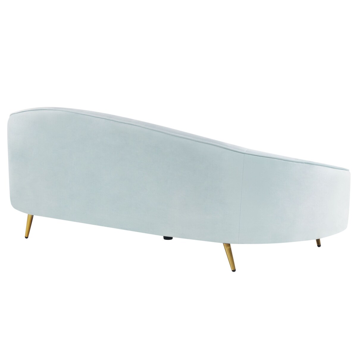 Sofa welurowa niebieska SAVAR