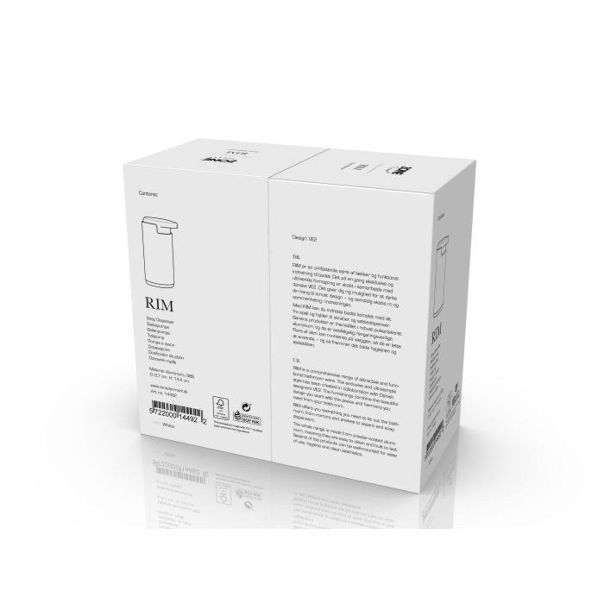 Dozownik do mydła Rim White 14492