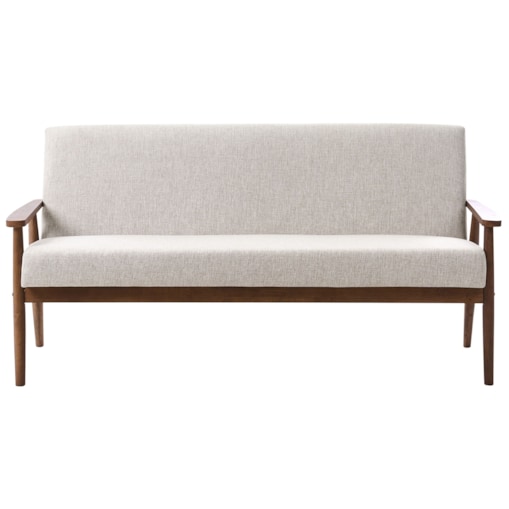 Sofa dla 3 osób ESRUM Ciemny brąz/ szary