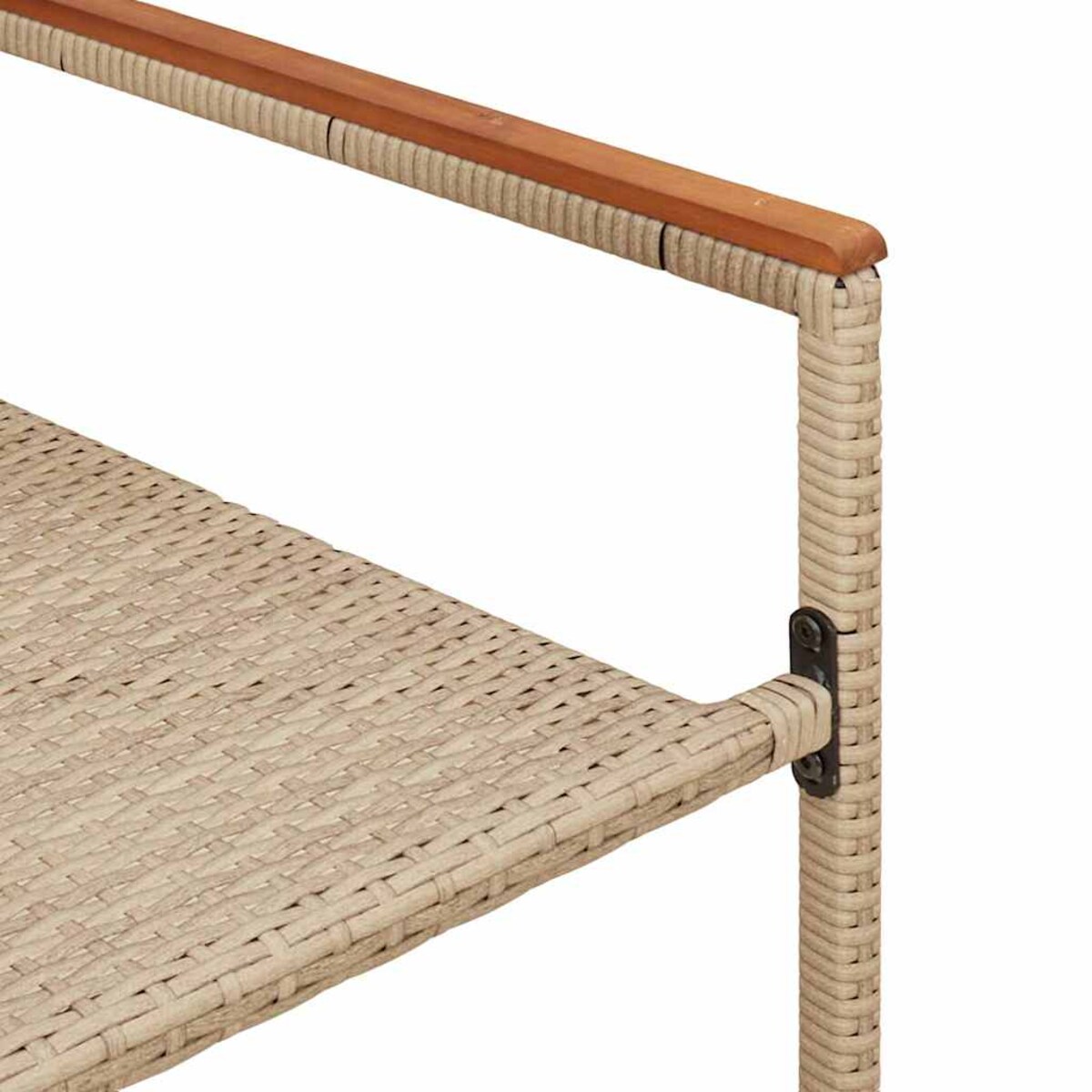 vidaXL Zestaw krzeseł ogrodowych 2 pcs Kremowy i brązowy