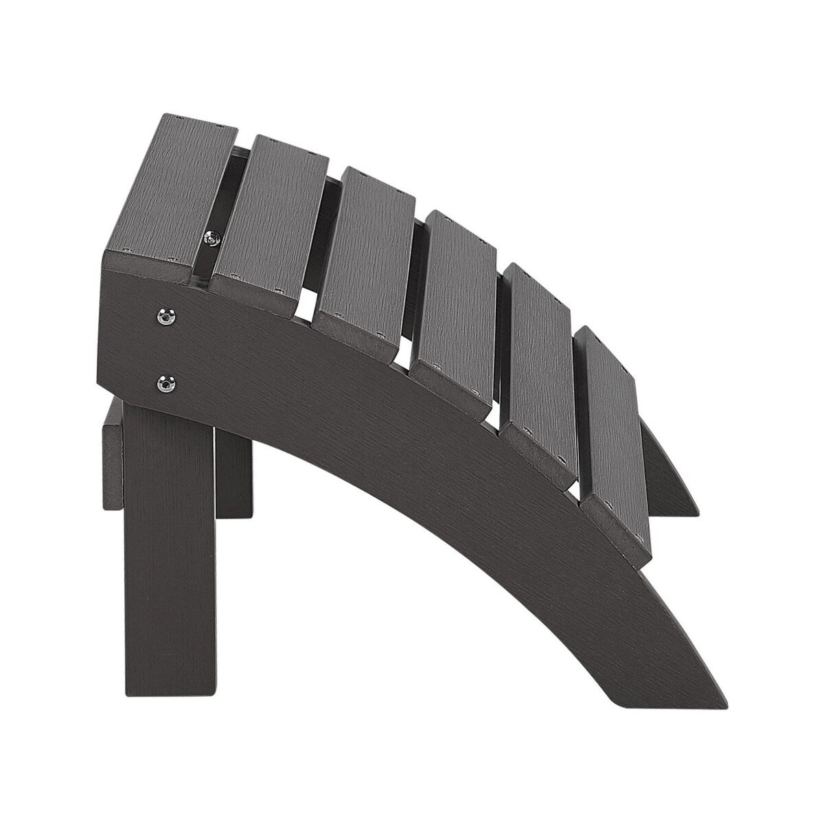 Podnóżek ogrodowy ciemnoszary ADIRONDACK