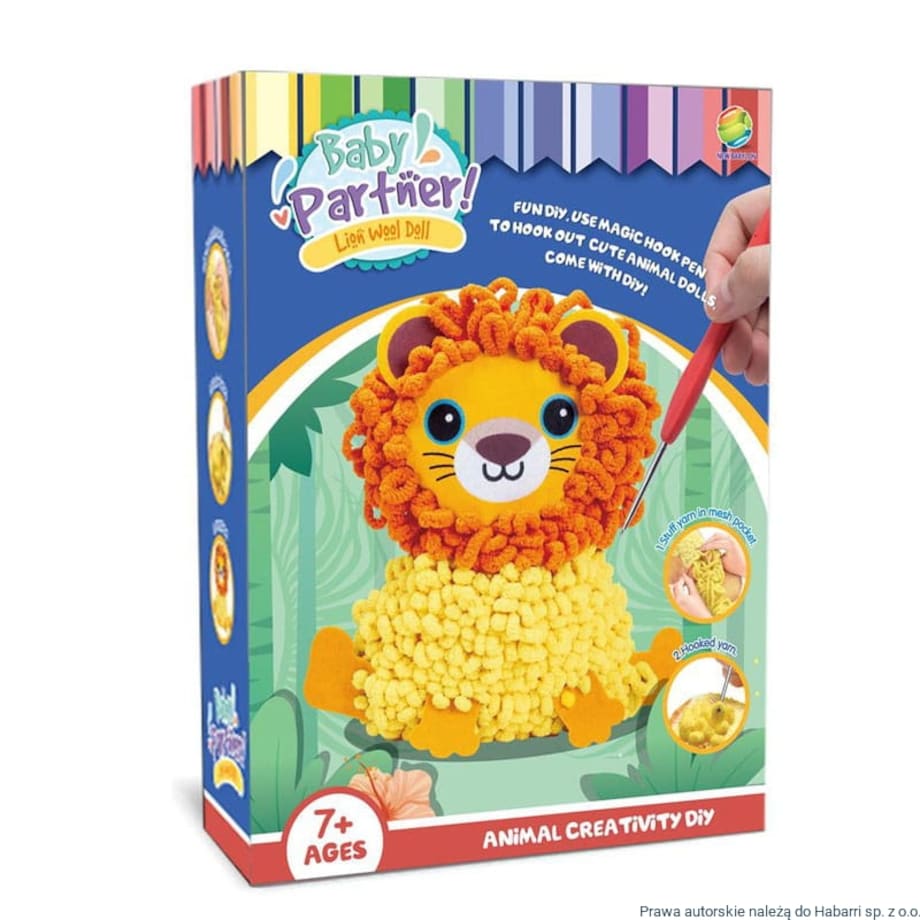 Szydełkowanie - Poduszka lew