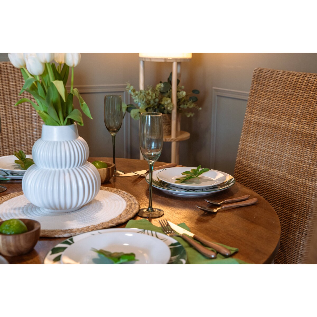 Wazon na kwiaty OVAL, ceramiczny, 21 cm