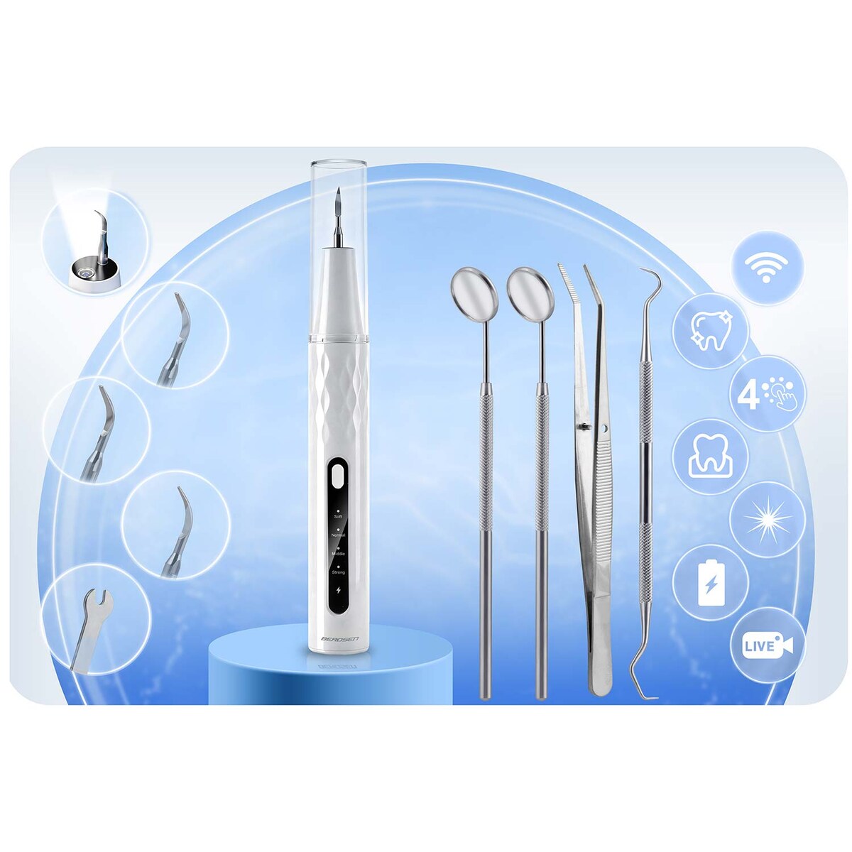 Skaler Ultradźwiękowy KAMERA do usuwania kamienia Berdsen 325000