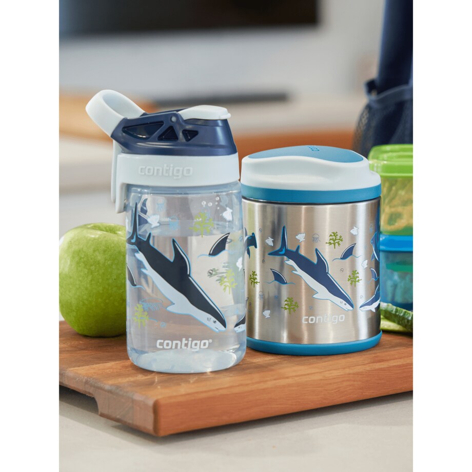 Termos obiadowy stalowy Contigo 300ml - Rekiny