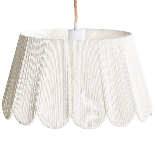 Lampa wisząca SEBAKWE Papierowa plecionka Jasnobeżowy