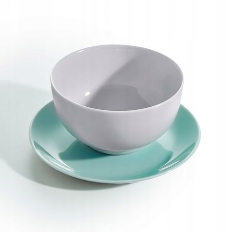 4x salaterka MISKA DIWALI na jedzenie PŁATKI ZUPĘ 750 ml LUMINARC szary