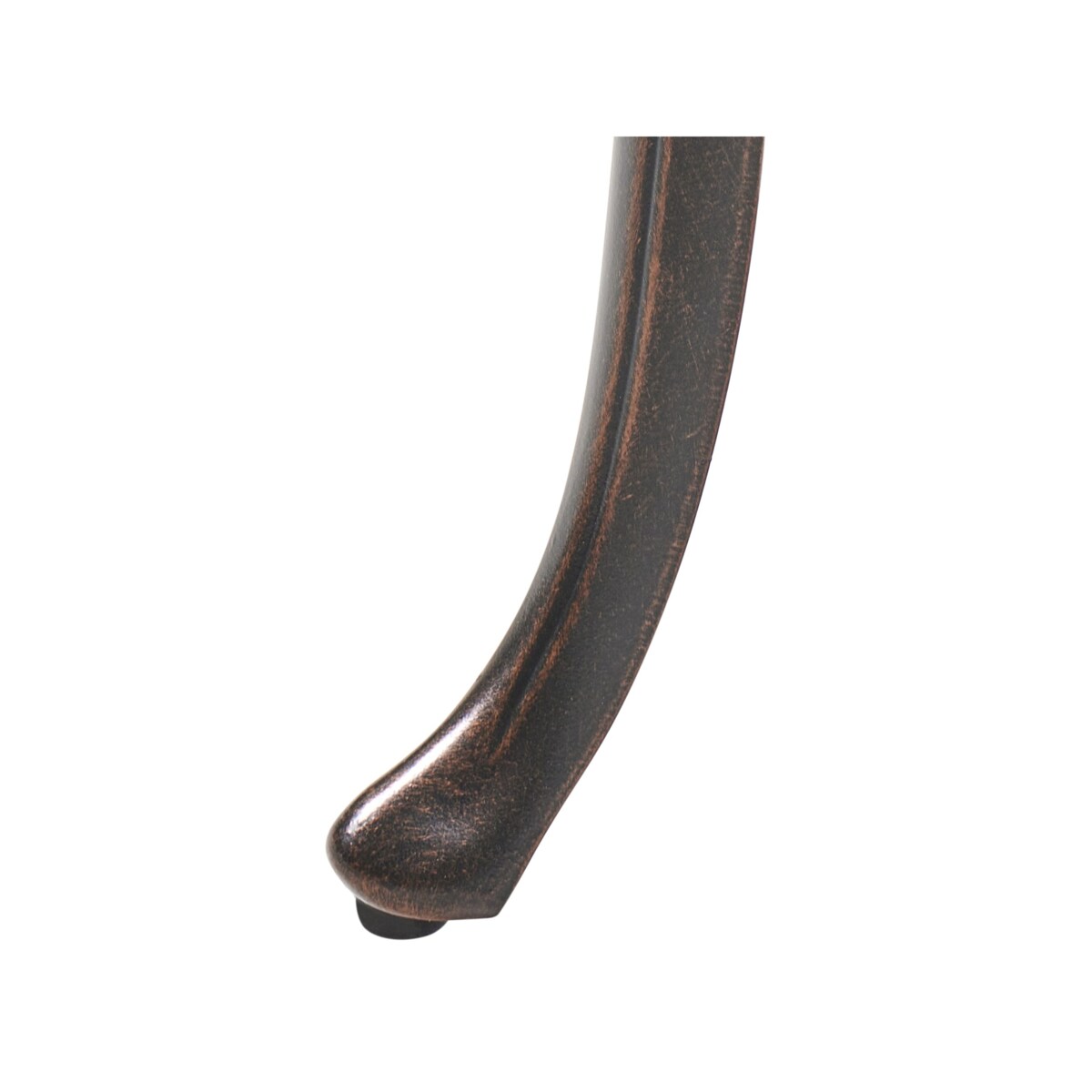 Ławka ogrodowa PIURA 88 cm Metal Ciemnobrązowy