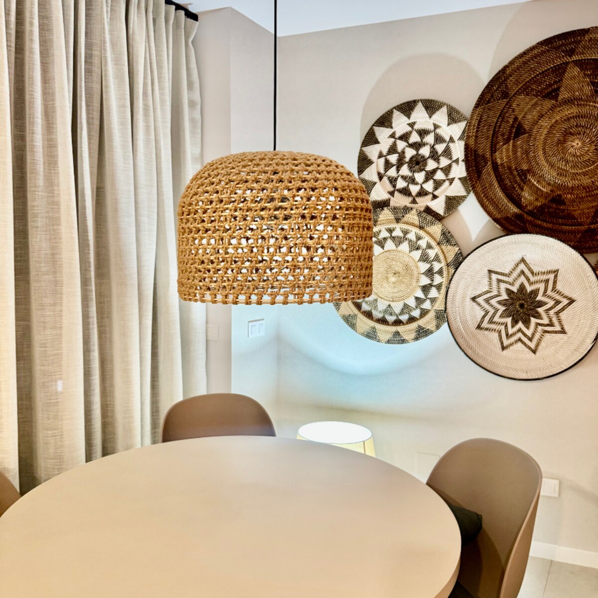 Lampa wisząca Light Prestige Kanso drewno 1 x E27 1 szt.