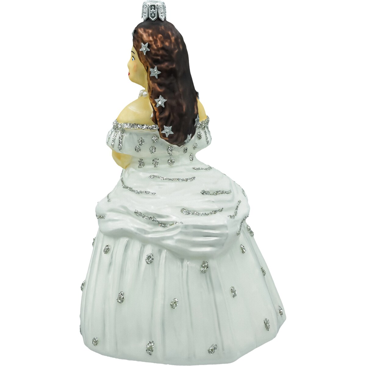 Bombka choinkowa: Dama w białej sukni