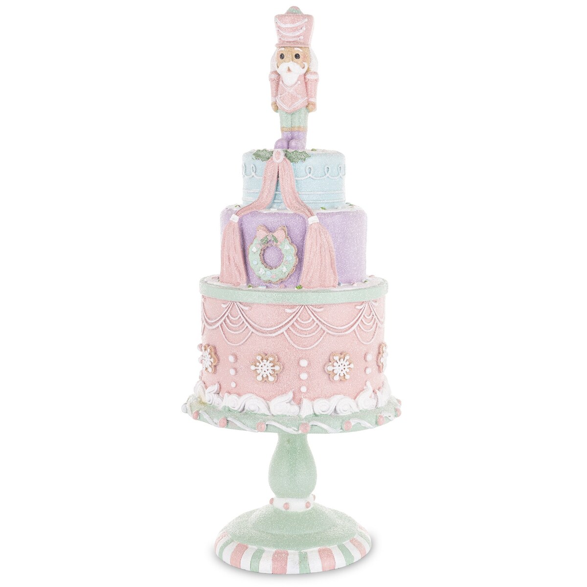 Figurka świąteczna Tort 41,5x17x17 cm