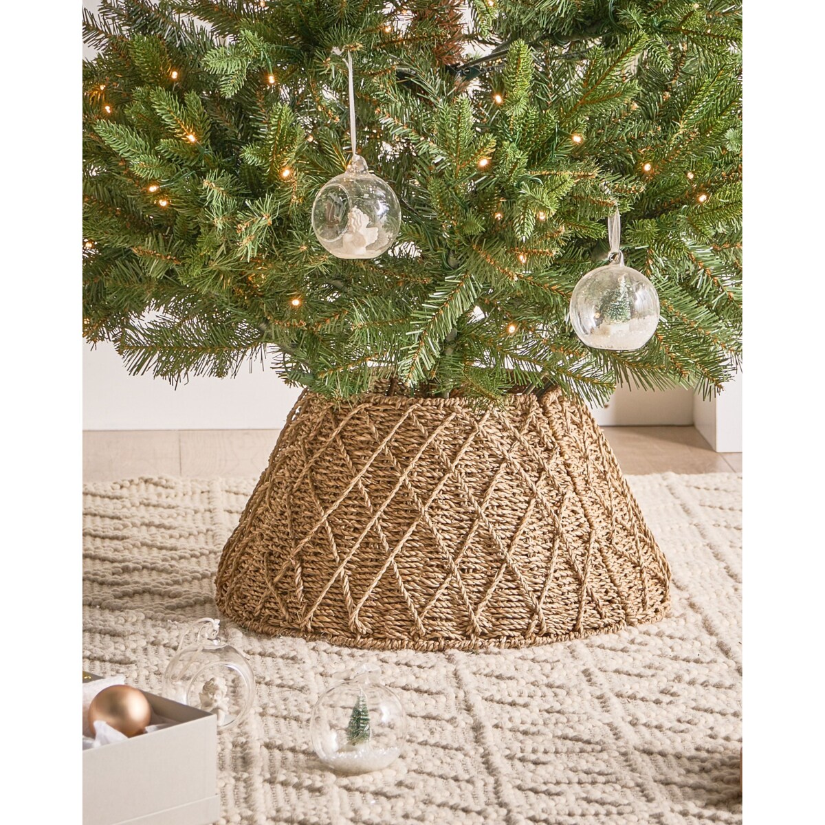 Osłonka pod choinkę VUOTSO 43 cm Naturalny